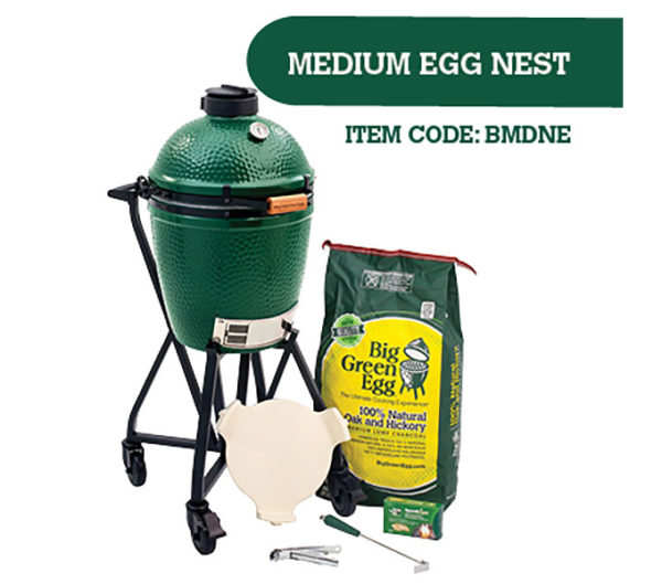 Big Green Egg Medium Integrated Nest Bundle HP Fire