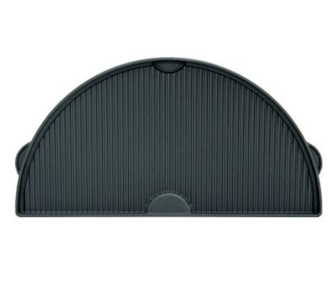 big green egg half moon plancha