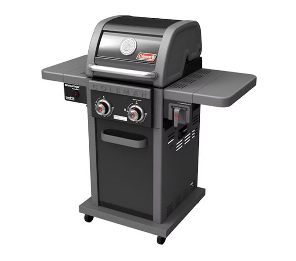 Coleman Revolution 2 Burner BBQ - Gloss Black - Image 2