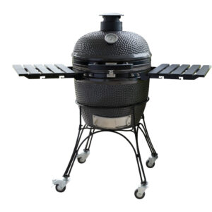 Firehawk Kamado Ceramic Charcoal Grill BBQ 56cm (22") - Grey