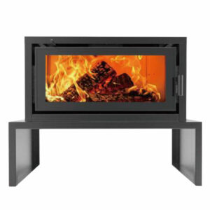 Kent Fairlight Mk2 Wood Heater Inc Bench & 4m HPF Flue kit - Ex Burn Model