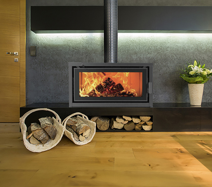 Kent Fairlight Mk2 Wood Heater Inc FREE 4m Insulated Flue Kit - Farmworld Special