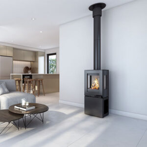 Visionline Pera Woodheater Ex Display - Inc 4m HPF Flue Kit