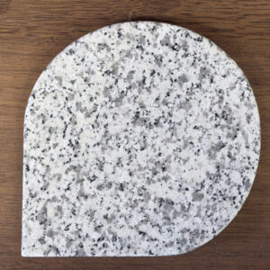 HOF Tear Drop Lunar White Granite Hearth - 1050mm