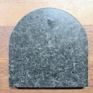 HOF Flat Wall Curved Urban Black Granite Hearth - 1050mm